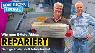 Wie man EAuto Akkus repariert  So sieht die Zukunft aus Tesla Batterie Reparatur bei RPR Motors [upl. by Tuttle]