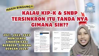 ‼️Tanda Sinkronisasi KIPK amp SNBP itu Gimana Kalau Finalisasi SNBP Dulu Sebelum Daftar KIPK Gimana [upl. by Eiknarf]