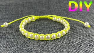 DIY Your Beaded Bracelet Tutorial  How to Make Bracelet with Beads  Easy Bead Jewelry Making Ideas [upl. by Nichani675]