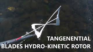 Most energy efficient nonplanar tangential blades of axial hydrokinetic turbine for slow water flow [upl. by Pironi]