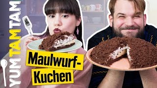 Maulwurfkuchen  Mit Bananen amp StracciatellaCreme  yumtamtam [upl. by Saks243]