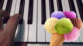 Los Helados  Piano Tutorial  Las Nieves [upl. by Harewood996]