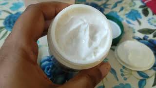 Review of biotique coconut cream under rs 149 biotique amazonreview [upl. by Annaeg285]