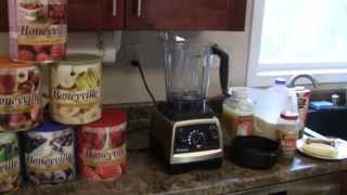 Banana Berry Smoothie With Honeyville Dried Fruit [upl. by Roumell]