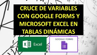 CRUCE DE VARIABLES estadistica bidimensional con Google Forms y Excel en Graficos Dinamicos [upl. by Aikaj]