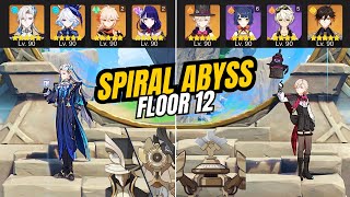 2 “FATHERS” VS annoying bosses C0 Nevi amp Lyney  46 Genshin Spiral Abyss Floor 12 [upl. by Nyladgam749]