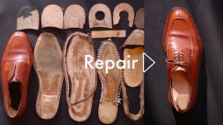 subtitles SILVANO LATTANZI shoes Restoration  Disassemble and remake  bespoke shoemaker [upl. by Ahtelra]