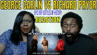 ERB  George Carlin vs Richard Pryor Epic Rap Battles of History REACTION [upl. by Cirtap530]