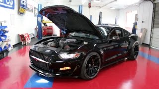 2015 Galpin Rocket Mustang  CarCast Garage [upl. by Antsirhc]