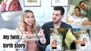 MY TWIN BIRTH STORY  WHAT A CSECTION IS REALLY LIKE  Nesting Story [upl. by Eceerahs631]