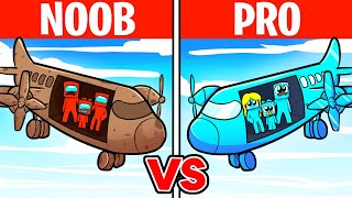 Batalla de Construcción de AVIONES de NOOB vs PRO [upl. by Wilden69]