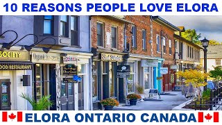 10 REASONS WHY PEOPLE LOVE ELORA ONTARIO CANADA  ONTARIOS MOST BEAUTIFUL VILLAGE [upl. by Attenhoj]