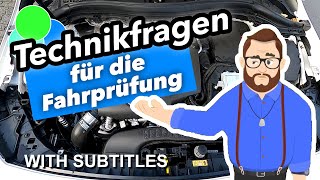 Technikfragen vom Prüfer  Abfahrtkontrolle  Fahrschule Punkt [upl. by Adnerol]