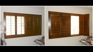 SHUTTER DE MADERA PLEGABLE [upl. by Aseuqram]