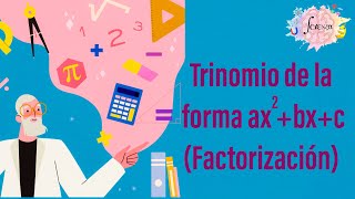 Trinomio de la forma ax2bxc gráficamente  Casos de Factorización [upl. by Seagrave273]