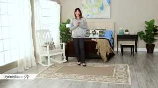 Couristan Monaco Floral Vine IndoorOutdoor Area Rug  Product Review Video [upl. by Kier]