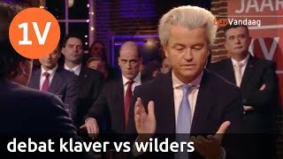 DEBAT  Geert Wilders PVV vs Jesse Klaver GroenLinks  2016 [upl. by Yrdnal]