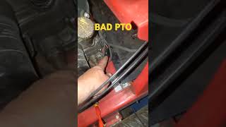 Big Dog Hike Mower Bad PTO Clutch [upl. by Suirtemed]