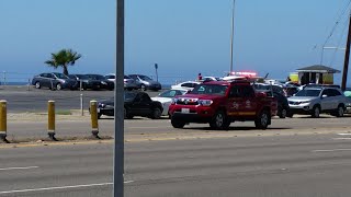 LACoFD Lifeguard Area 27 Responding [upl. by Pfister]