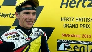 Moto2™ Silverstone 2013  Scott Redding interview [upl. by Tansy]