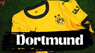 Puma Borussia Dortmund 202324 Home Jersey Unboxing  Review [upl. by Gaby]