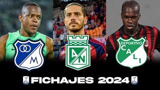 🔥FICHAJES Y SALIDAS LIGA BETPLAY 2024 Fichajes Nacional  Millonarios  Cali  América  Dim junior [upl. by Nahtannhoj]