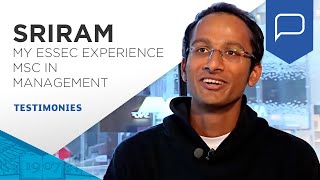 My ESSEC Experience Sriram Raghavan MSc in Management student [upl. by Bowman702]