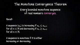 Monotone Convergence Theorem [upl. by Hibbs]