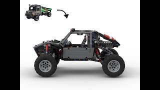 Lego Technic 42129 C model Ultra 4 Buggy [upl. by Ainimre123]