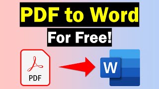 How To Convert Word To PDF 3 Easy Methods [upl. by Onitnatsnoc]