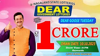 LOTTERY SAMBAD DEAR 8 PM 10102023 NAGALAND LOTTERY LIVE DEAR LOTTERY LIVE LOTTERY SAMBAD LIVE [upl. by Pearle246]