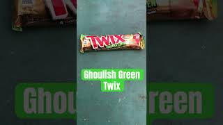 Ghoulish Green Twix halloween candy [upl. by Ajssatsan714]