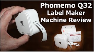 Phomemo Q32 Label Maker Review [upl. by Ardnassac]