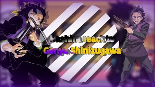 Hashira react to Genya Shinizugawa Part 27 Demon Slayer READ THE WARNINGS [upl. by Eirahcaz]