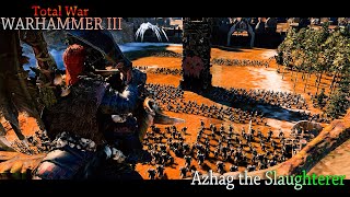 GreenSkins VS Kislev  Total War WARHAMMER 3 Cinematic Battle [upl. by Schargel]