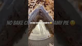 No Bake Chocolate 🍫 Lovers Dreamy Pie 😋 shortsfeed shorts nobakerecipe [upl. by Sirotek]