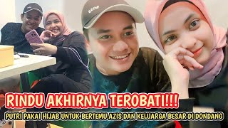 TELAH TIBA DI DONDANG‼️ PUTRI ISNARI LEPAS RINDU DENGAN SANG CALON SUAMI ABDUL AZIS 🥰 [upl. by Eelyk69]