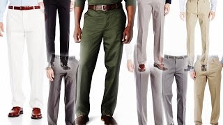 Dockers Mens Signature D3 Classic FitFlat Front Pant [upl. by Ahsilem]