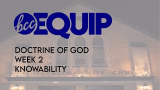 Doctrine of God  Knowability [upl. by Britt]