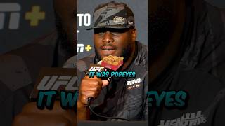 🤣🍗 DERRICK LEWIS HILARIOUS ANSWER TO WHY HE’S BEEN ABLE TO HAVE SUCH A LONG CAREER IN THE UFC [upl. by Ycnej]