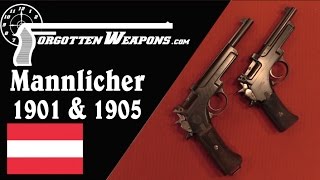 Mannlicher Model 1901 amp 1905 Pistols [upl. by Adok]