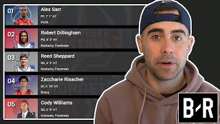 Reacting to Bleacher Reports 2024 NBA Mock Draft [upl. by Antonetta]