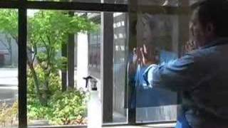 How to apply Window Film [upl. by Nalla]