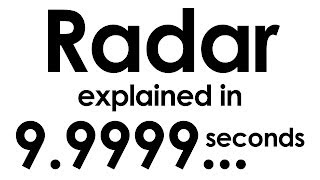 Radar explained in ten seconds [upl. by Ardnala616]