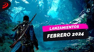 Los 14 MEJORES JUEGOS que SALEN en FEBRERO DE 2024 [upl. by Mozza]