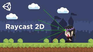 Raycast 2D  Raycast in a 2D Platformer Game Unity [upl. by Eylatan]