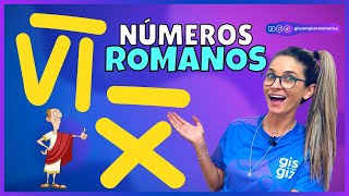 NÚMEROS ROMANOS  SISTEMA DE NUMERAÇÃO ROMANO MILHARES E MILHÕES [upl. by Romito]