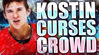 Klim Kostin CURSES Crowd  World Juniors 2019 CONTROVERSY Team Russia VS Team USA  WJC 2019 [upl. by Eirrok]