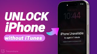 How to Unlock Any iPhone without iTunes or Passcode  2024 [upl. by Idnahk]