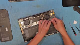 How to Replace Battery for DELL XPS 13 9310 [upl. by Odirfliw]